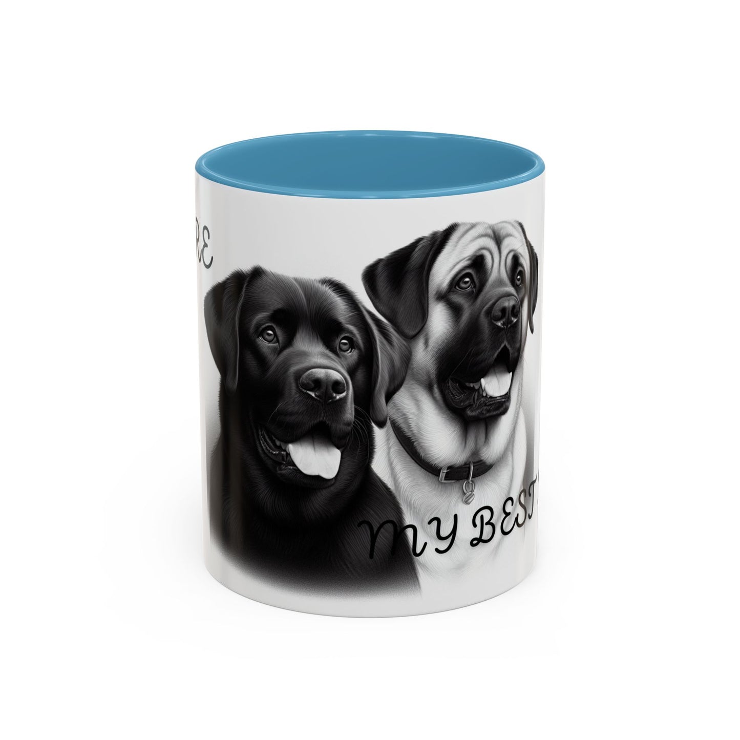 "Best Friend Mug: Celebrate Your Furry Companion with Every Sip!", Accent Coffee Mug (11, 15oz)