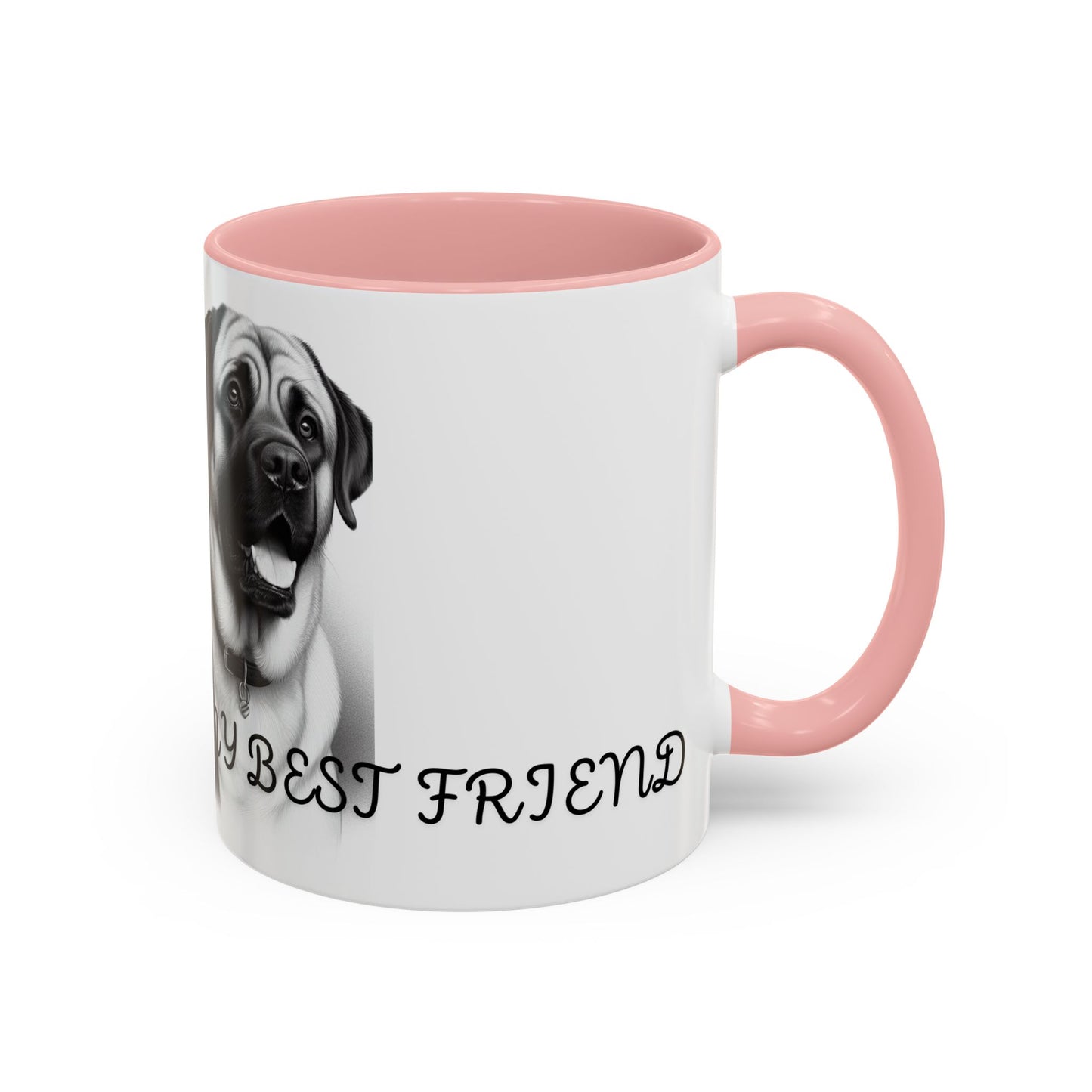 "Best Friend Mug: Celebrate Your Furry Companion with Every Sip!", Accent Coffee Mug (11, 15oz)