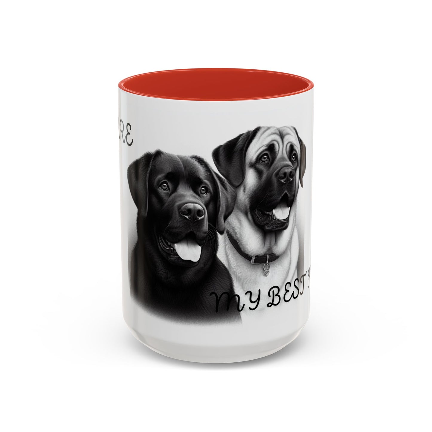 "Best Friend Mug: Celebrate Your Furry Companion with Every Sip!", Accent Coffee Mug (11, 15oz)