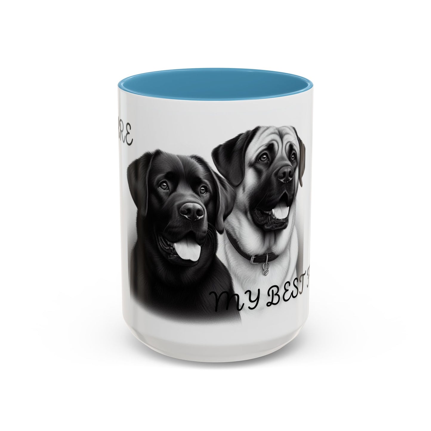 "Best Friend Mug: Celebrate Your Furry Companion with Every Sip!", Accent Coffee Mug (11, 15oz)