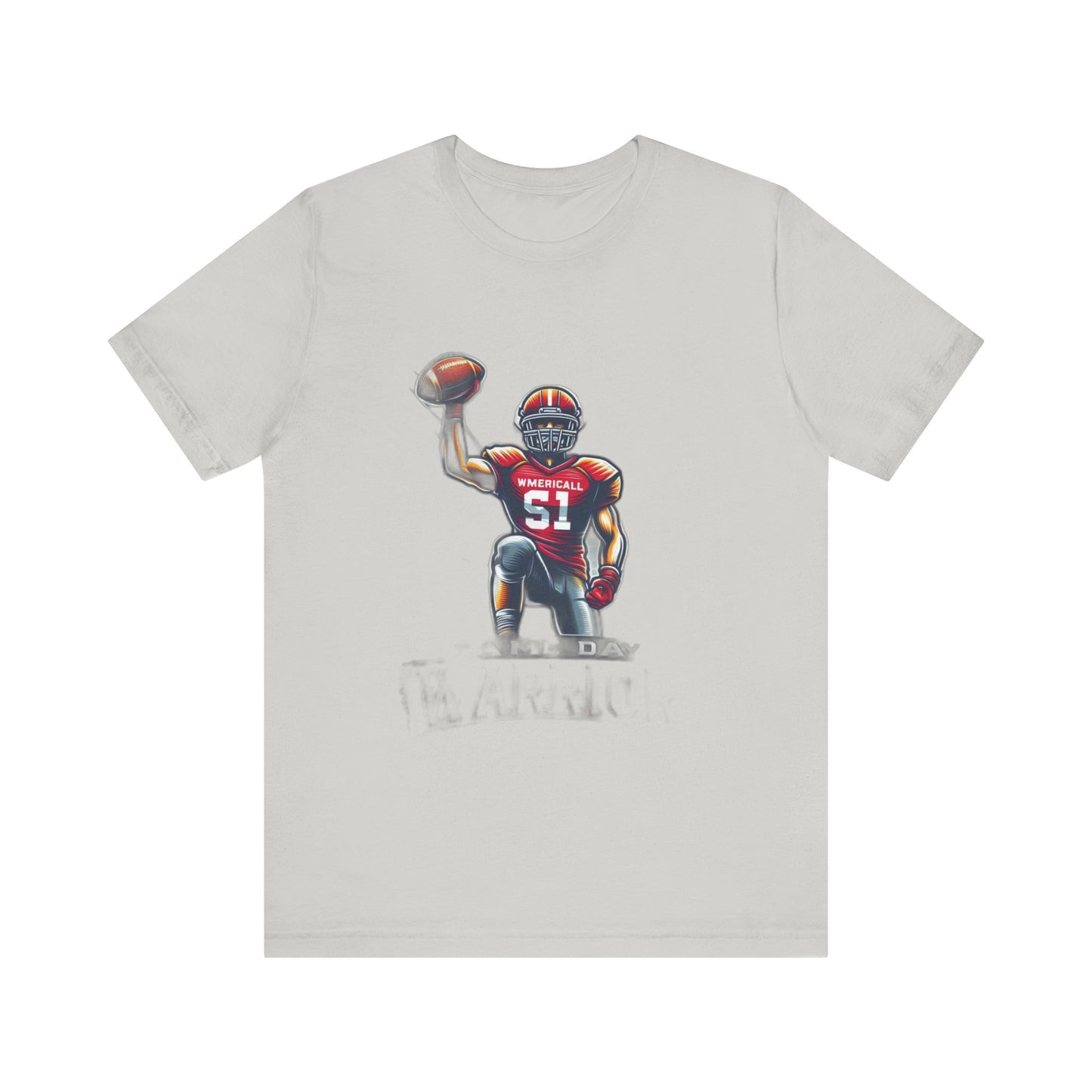 Unisex Football Player T-Shirt - Unleash the Champion | American Football Tee, Unisex Jersey Short Sleeve Tee