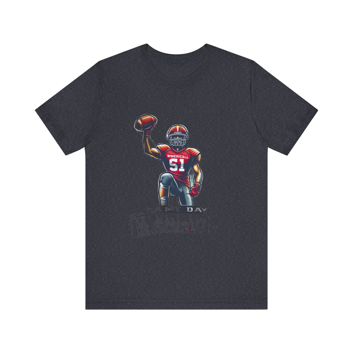 Unisex Football Player T-Shirt - Unleash the Champion | American Football Tee, Unisex Jersey Short Sleeve Tee