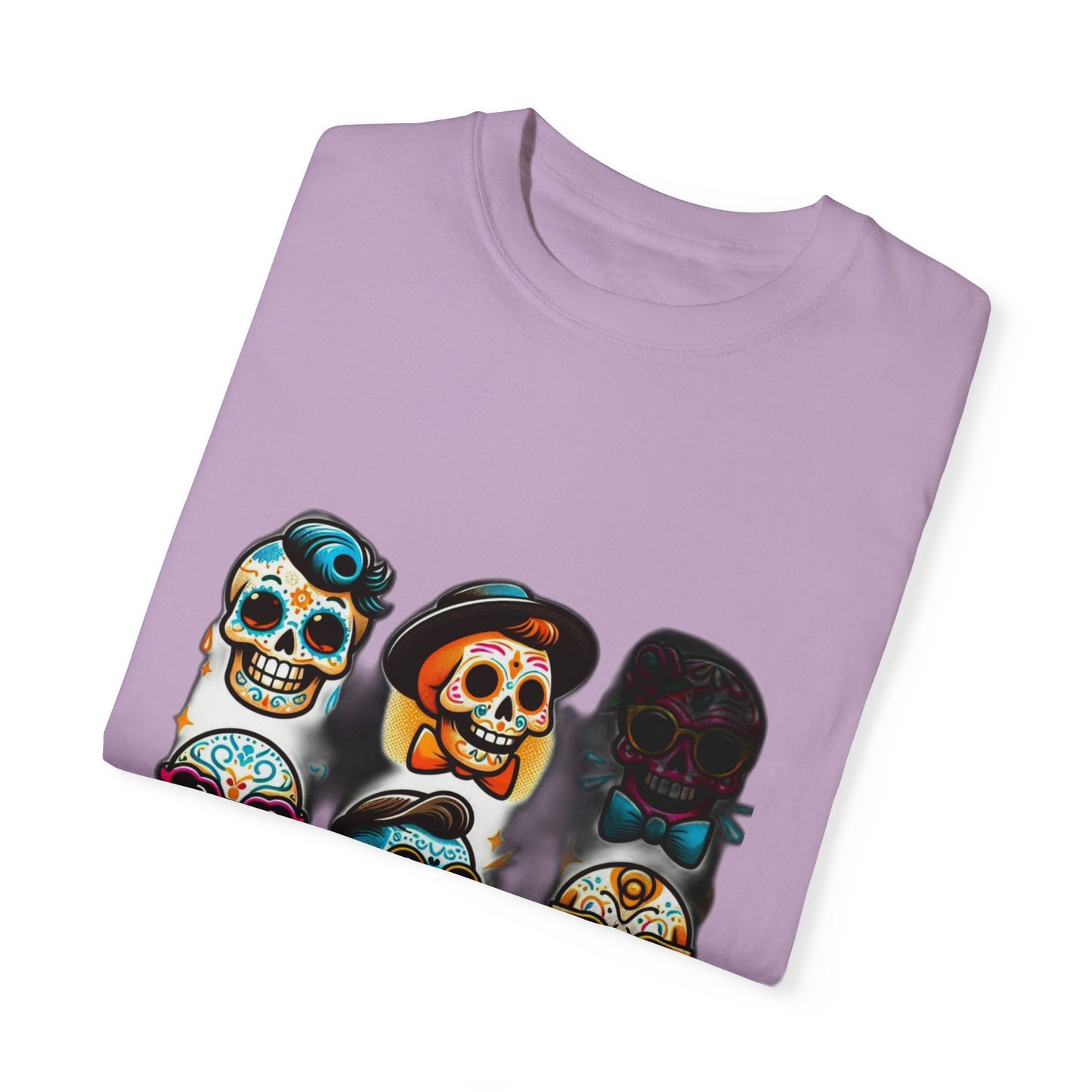 "Dark Glamour Skull Tee: Elevate Your Style with Bold Elegance", Unisex Garment-Dyed T-shirt