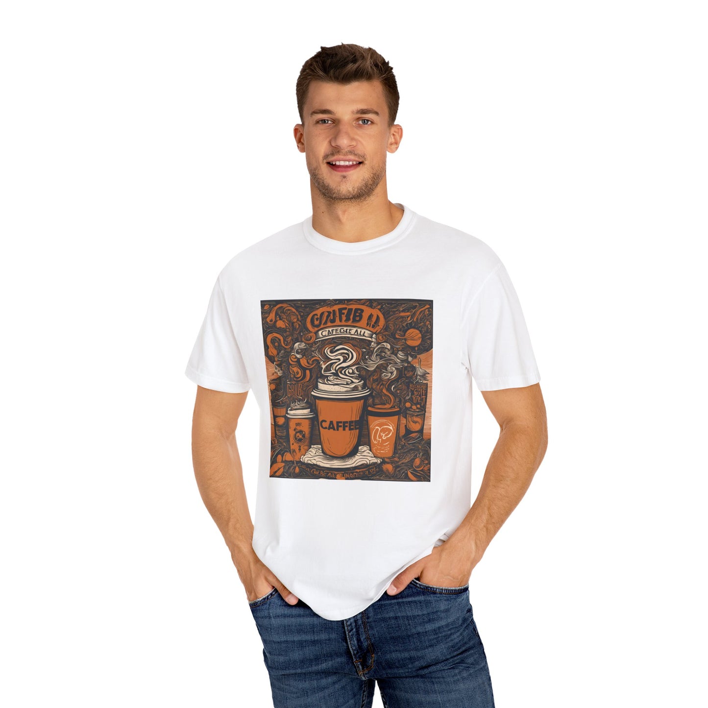 Ultimate Coffee Lover’s Tee: Savor, Rest, Sip, and Repeat in Comfor, Unisex Garment-Dyed T-shirt