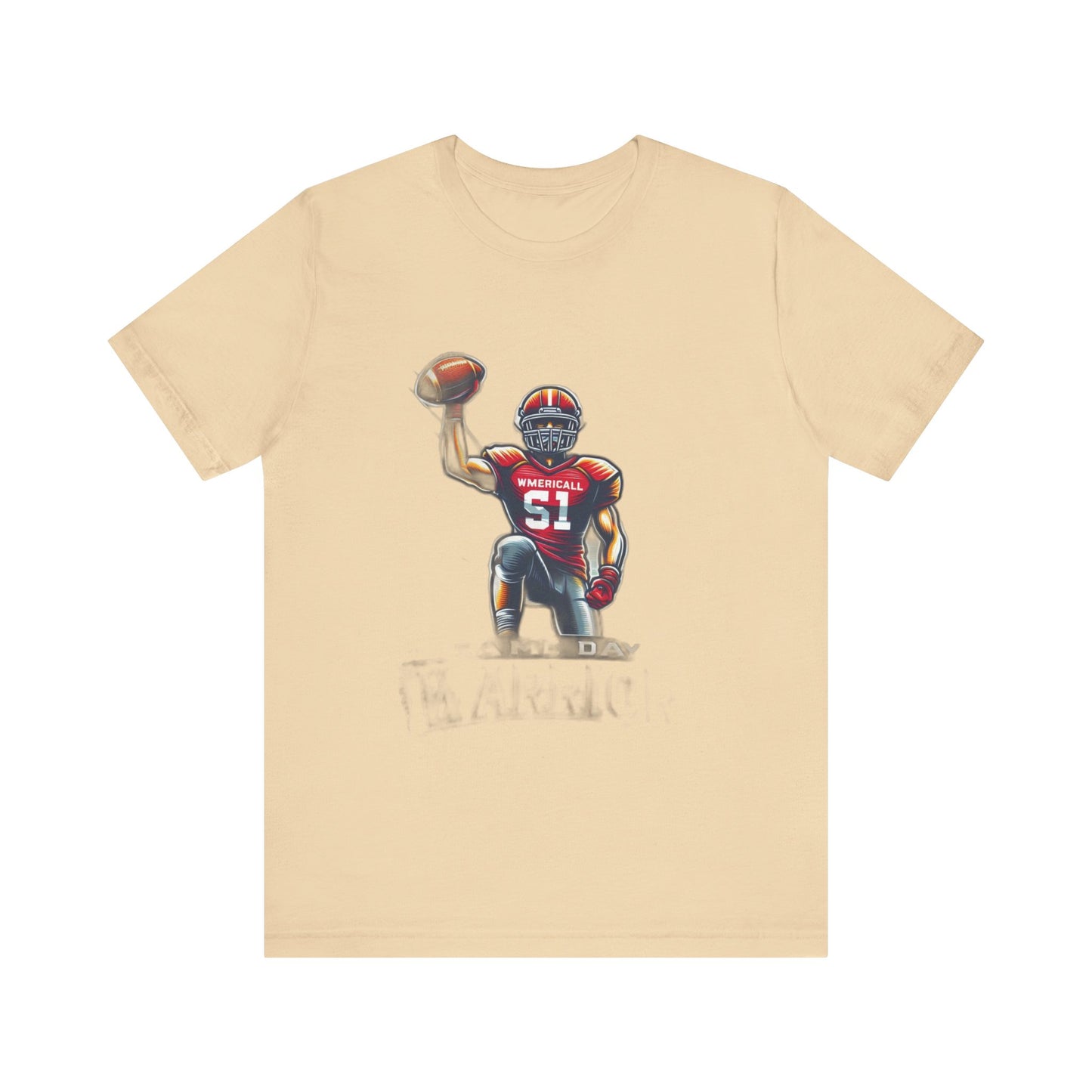 Unisex Football Player T-Shirt - Unleash the Champion | American Football Tee, Unisex Jersey Short Sleeve Tee