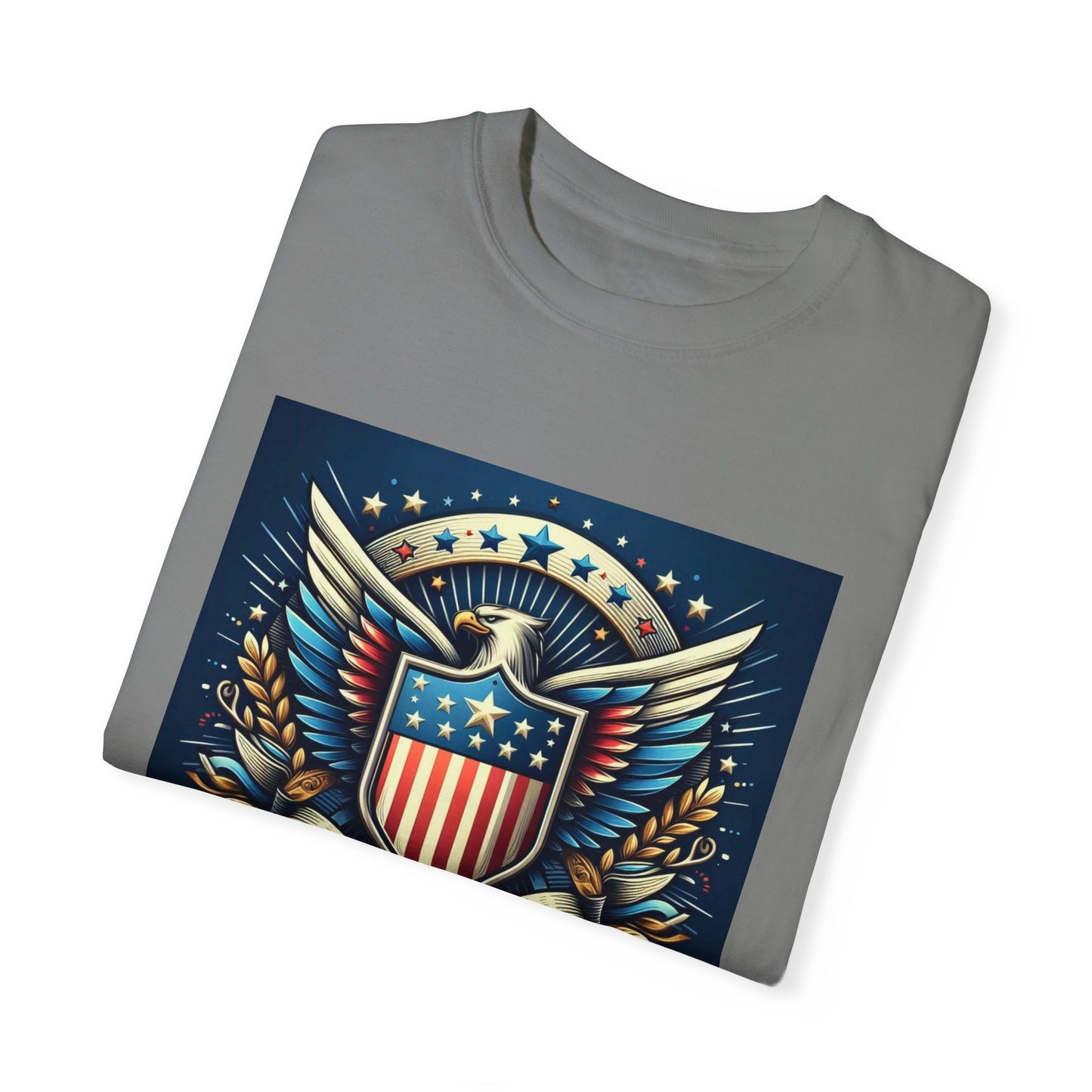 Embrace American Pride: Exclusive ‘Together, We Make America Great’ T-Shirt – Limited Stock!, Unisex Garment-Dyed T-shirt