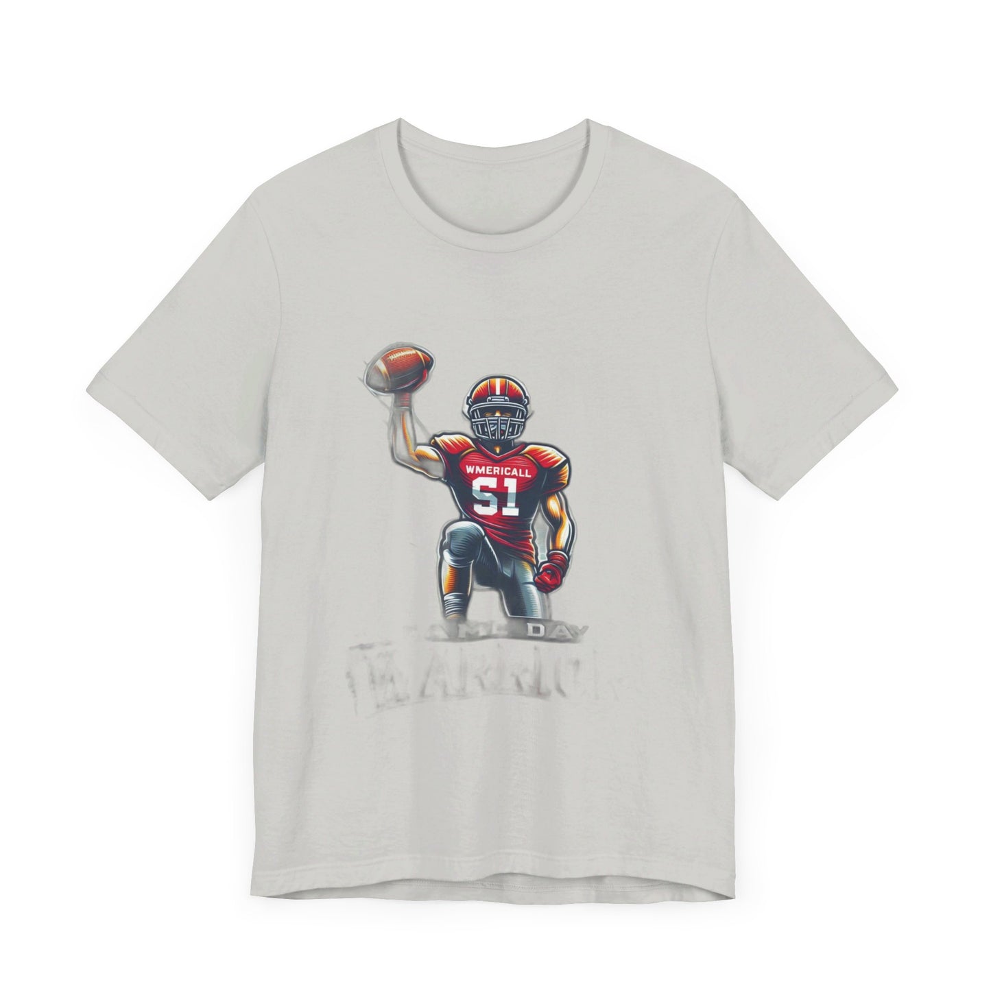 Unisex Football Player T-Shirt - Unleash the Champion | American Football Tee, Unisex Jersey Short Sleeve Tee