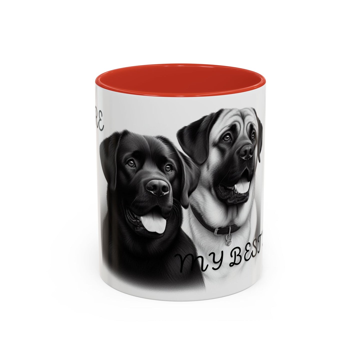 "Best Friend Mug: Celebrate Your Furry Companion with Every Sip!", Accent Coffee Mug (11, 15oz)