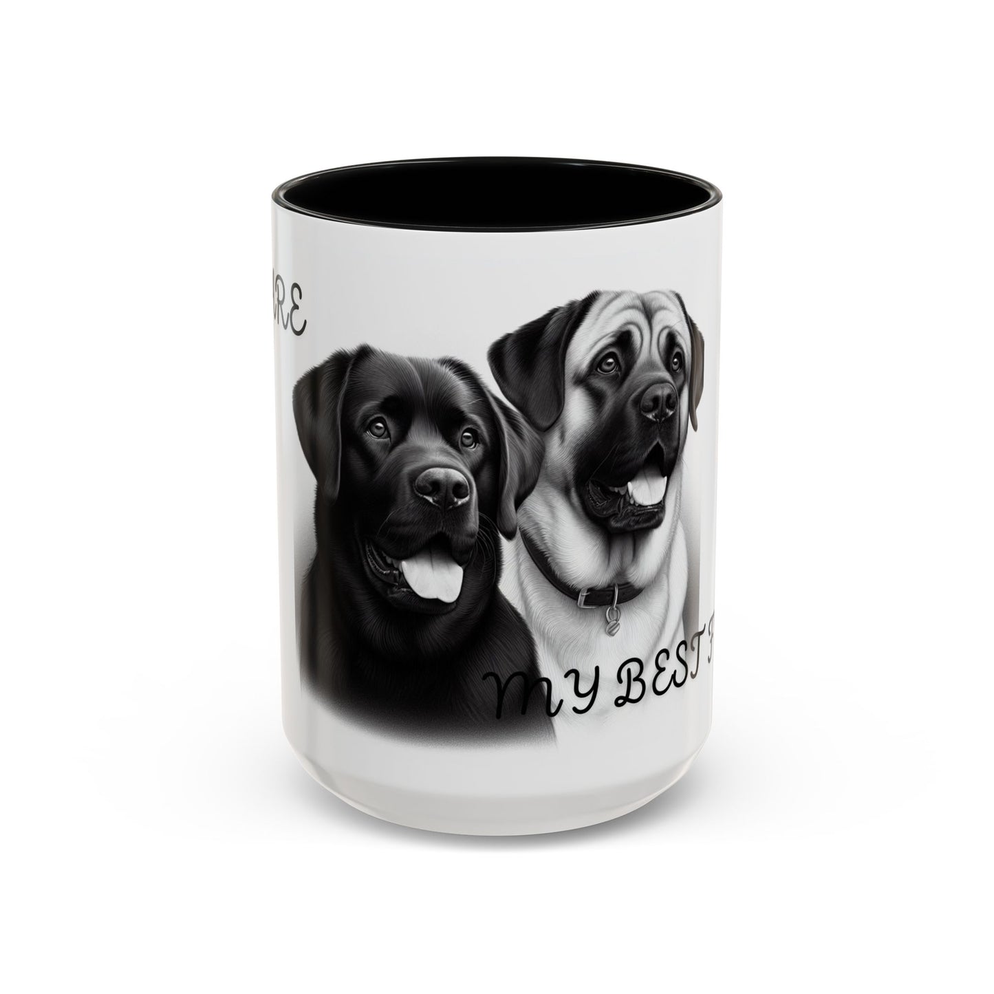 "Best Friend Mug: Celebrate Your Furry Companion with Every Sip!", Accent Coffee Mug (11, 15oz)