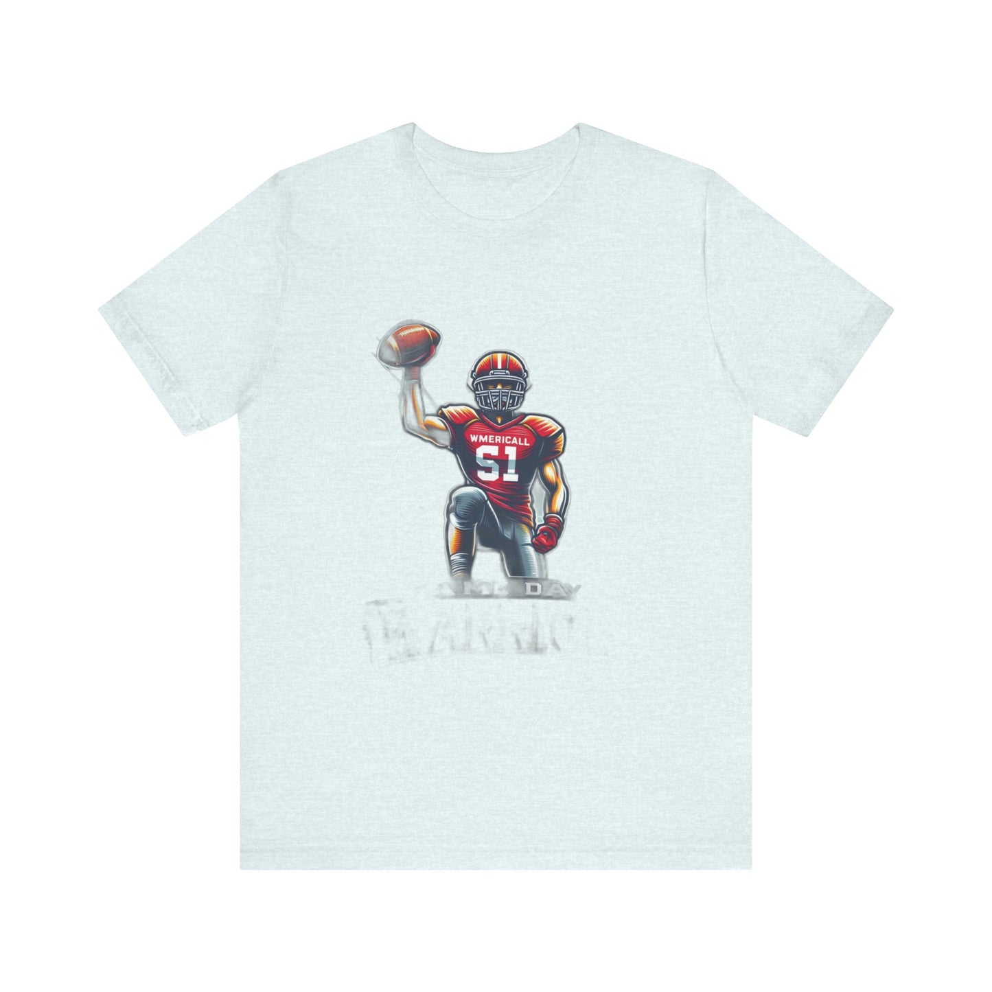 Unisex Football Player T-Shirt - Unleash the Champion | American Football Tee, Unisex Jersey Short Sleeve Tee