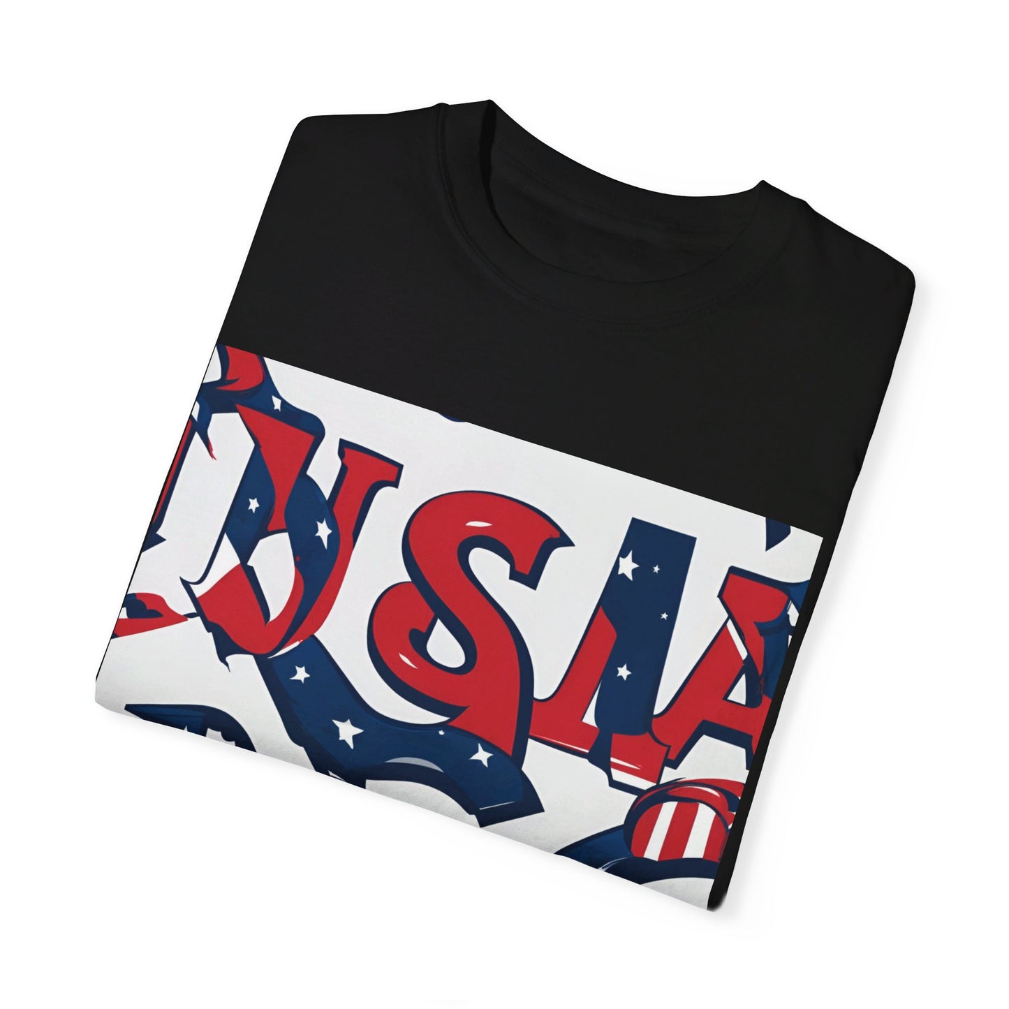 USA Patriot T-Shirt: Bold American Pride, Red White & Blue Tee, Comfortable Cotton, Perfect for Independence Day & Veterans Day