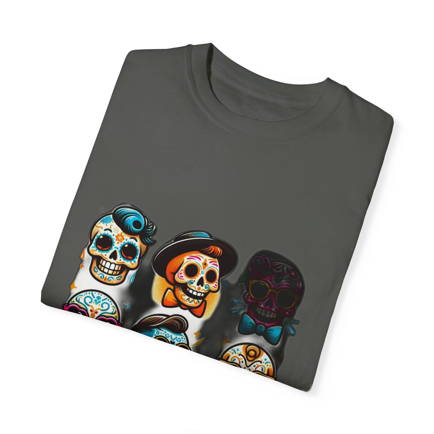 "Dark Glamour Skull Tee: Elevate Your Style with Bold Elegance", Unisex Garment-Dyed T-shirt