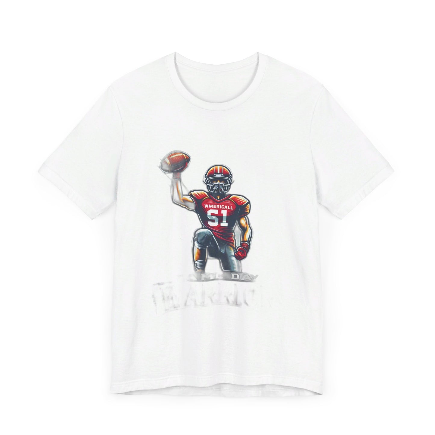 Unisex Football Player T-Shirt - Unleash the Champion | American Football Tee, Unisex Jersey Short Sleeve Tee