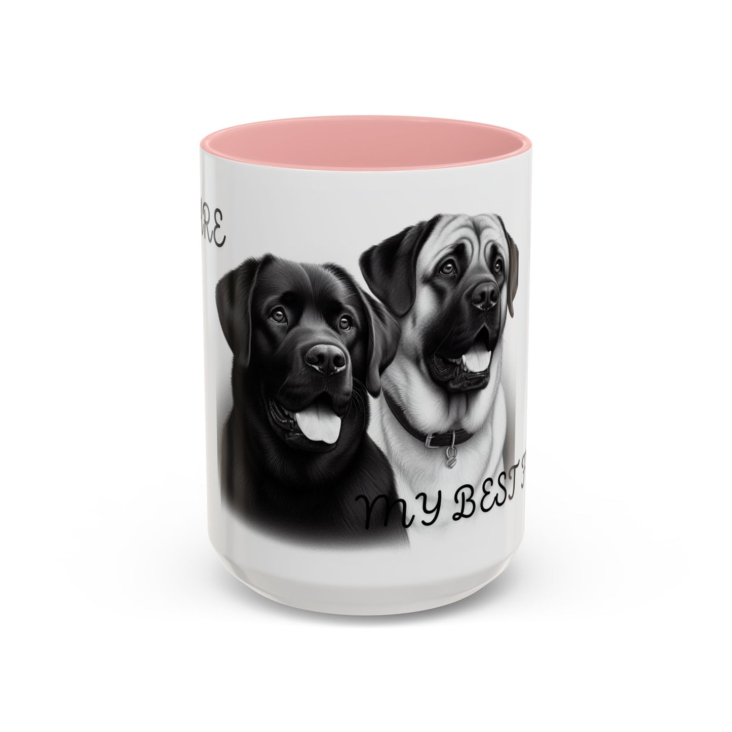 "Best Friend Mug: Celebrate Your Furry Companion with Every Sip!", Accent Coffee Mug (11, 15oz)