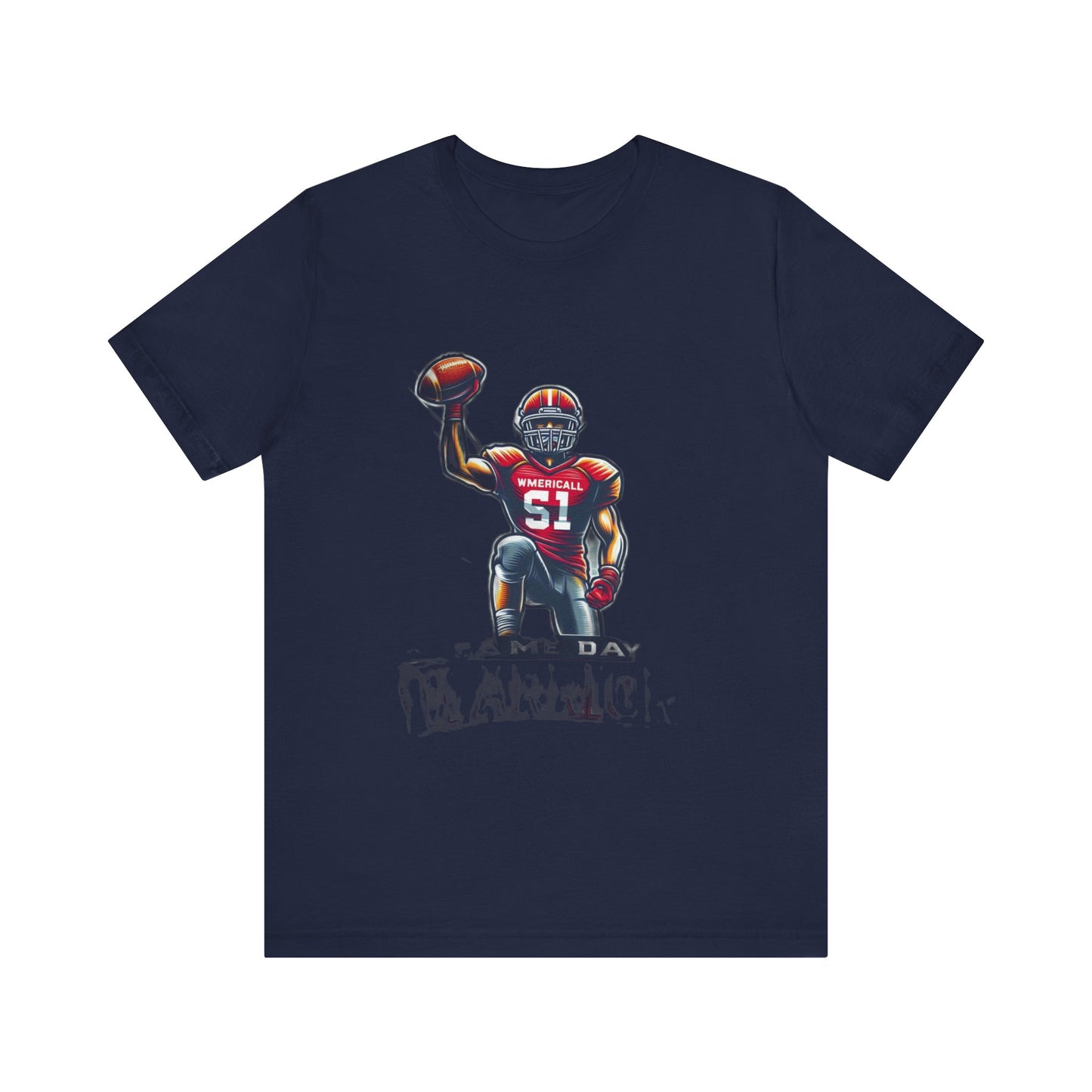 Unisex Football Player T-Shirt - Unleash the Champion | American Football Tee, Unisex Jersey Short Sleeve Tee