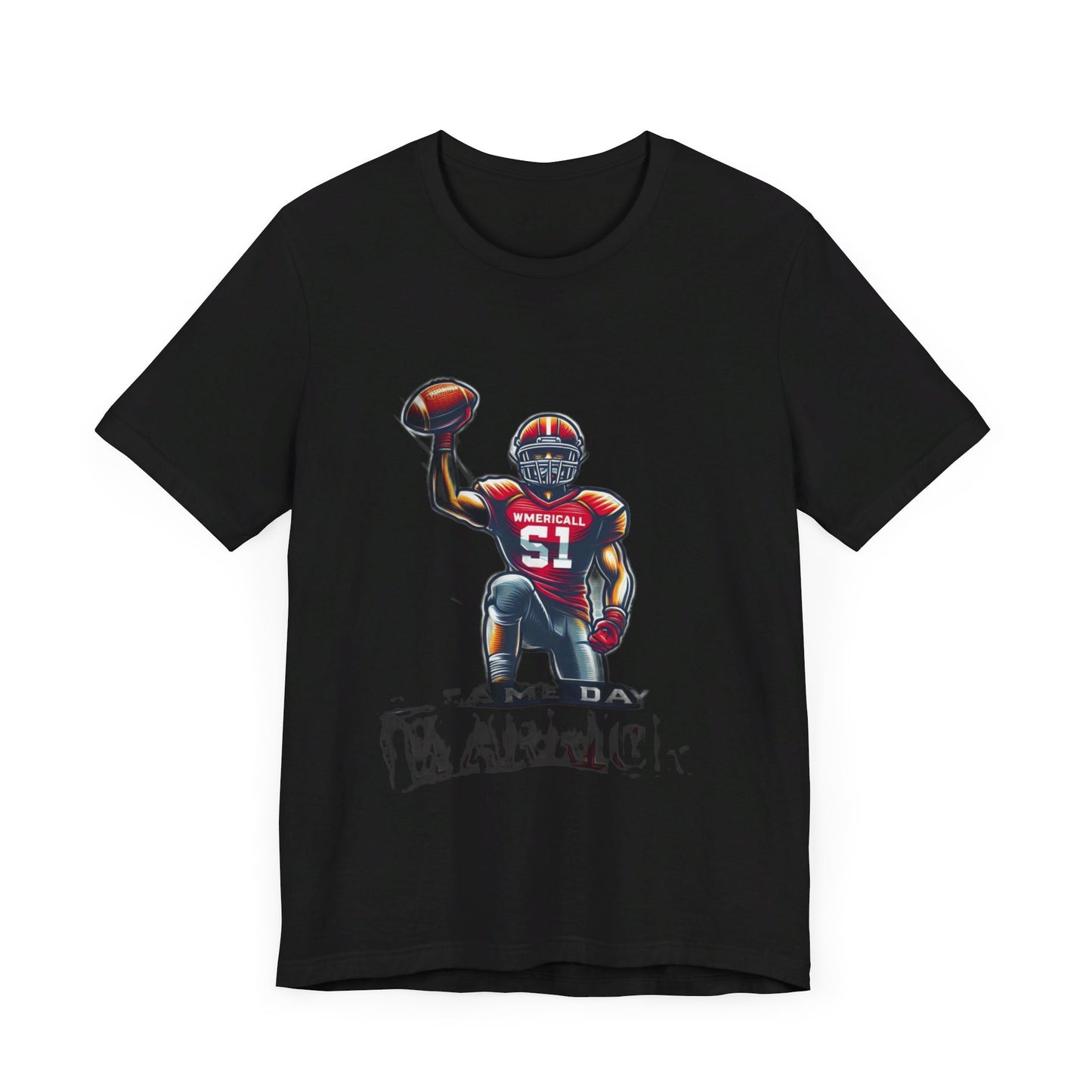 Unisex Football Player T-Shirt - Unleash the Champion | American Football Tee, Unisex Jersey Short Sleeve Tee