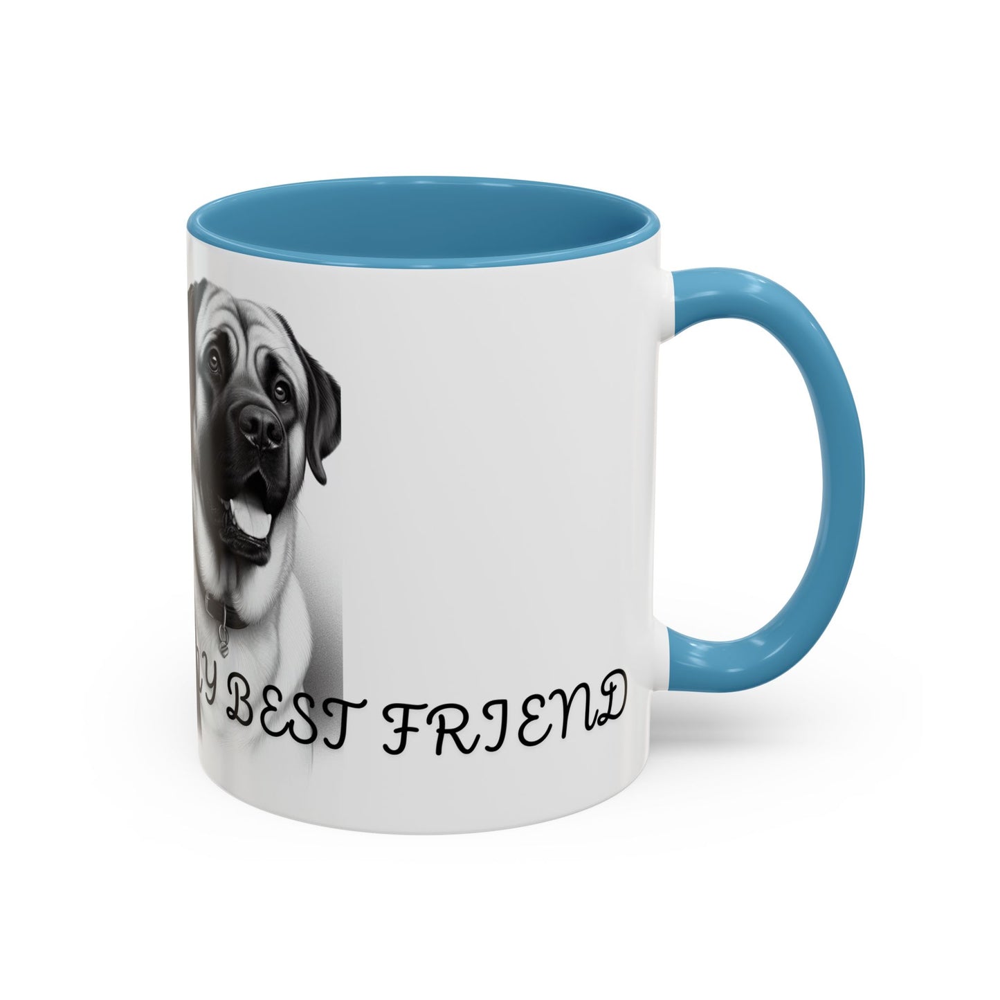 "Best Friend Mug: Celebrate Your Furry Companion with Every Sip!", Accent Coffee Mug (11, 15oz)