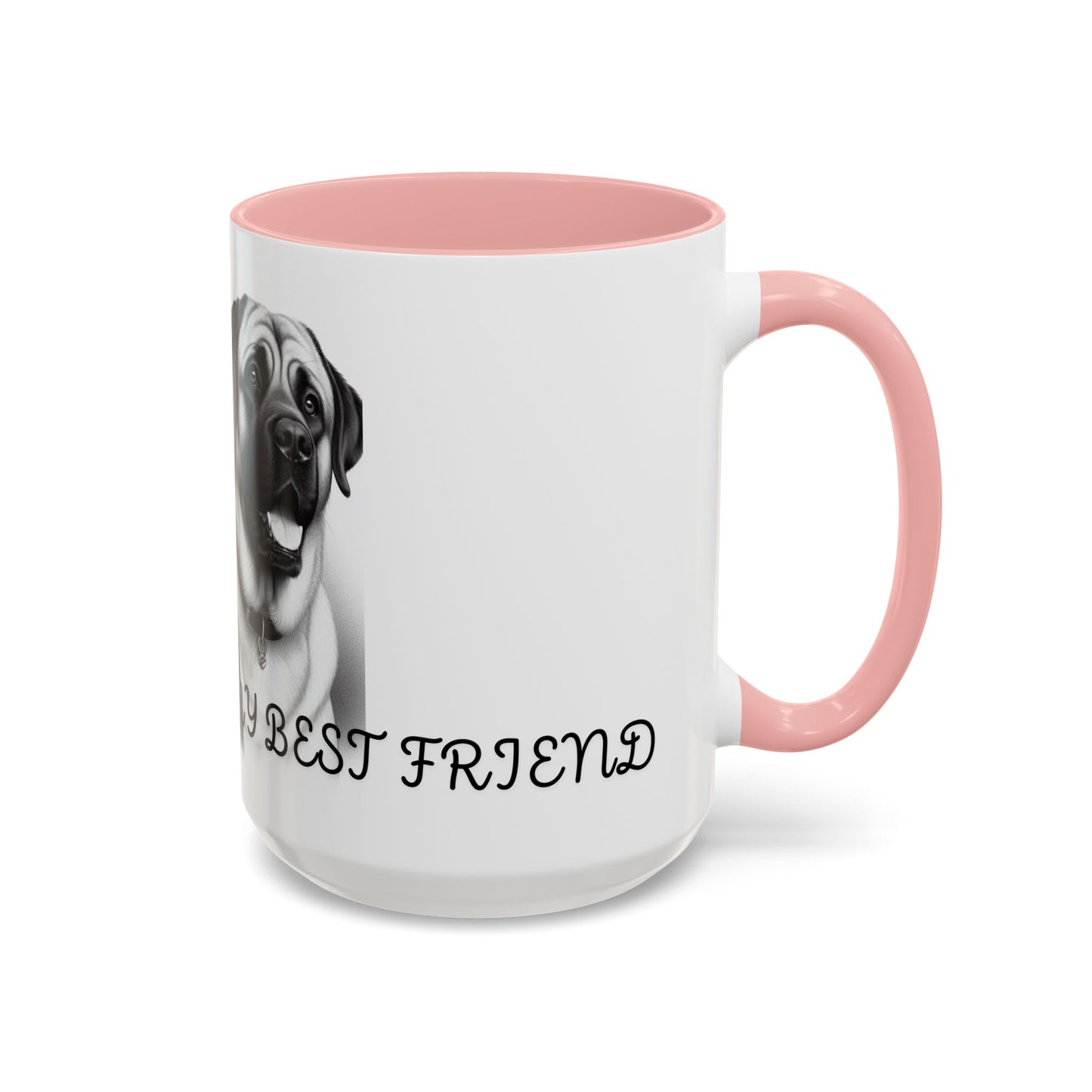 "Best Friend Mug: Celebrate Your Furry Companion with Every Sip!", Accent Coffee Mug (11, 15oz)