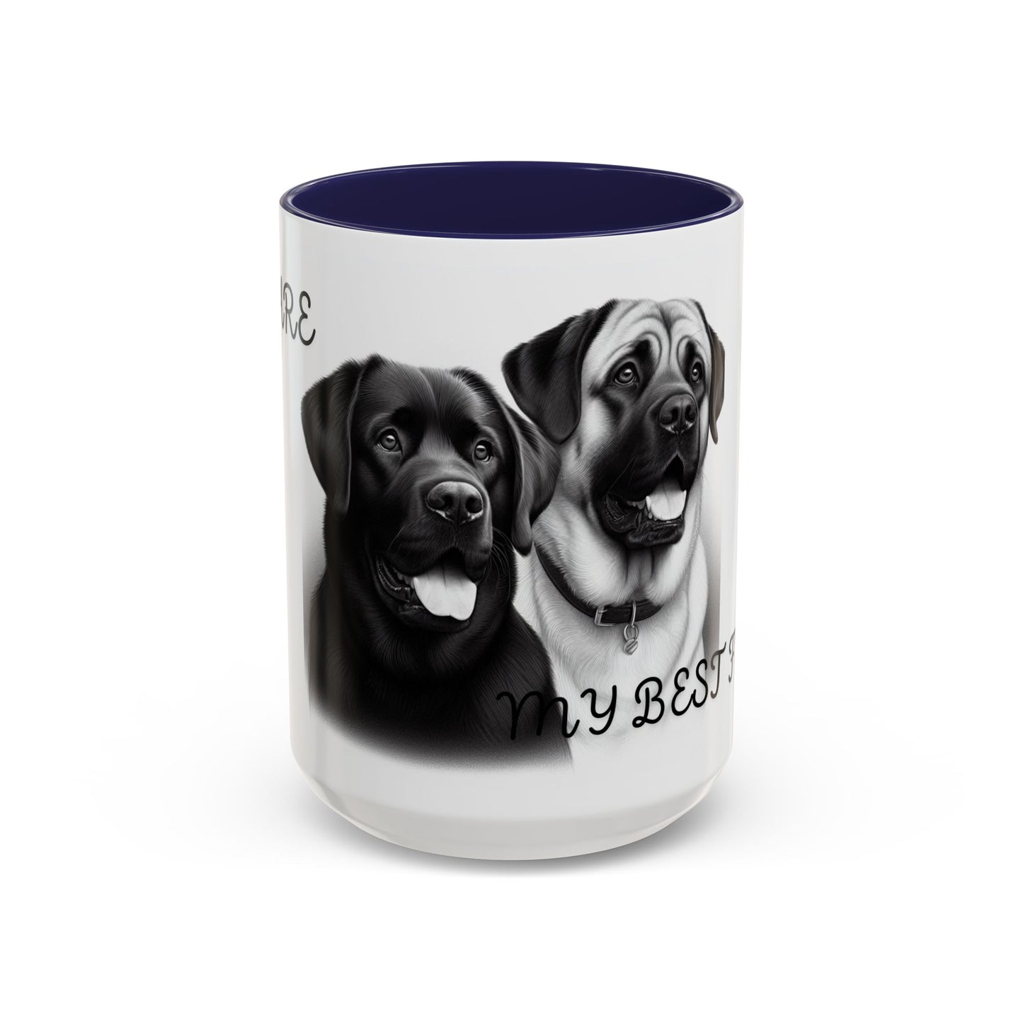 "Best Friend Mug: Celebrate Your Furry Companion with Every Sip!", Accent Coffee Mug (11, 15oz)