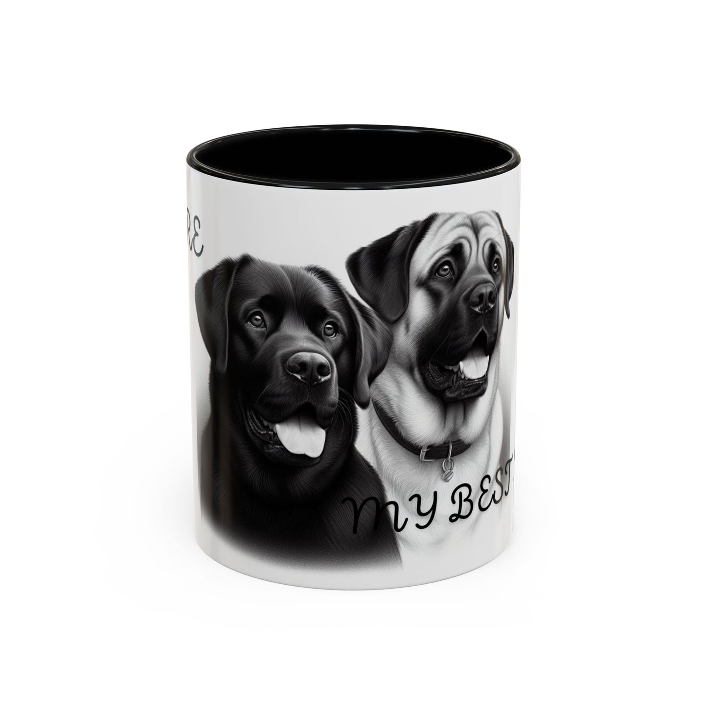 "Best Friend Mug: Celebrate Your Furry Companion with Every Sip!", Accent Coffee Mug (11, 15oz)