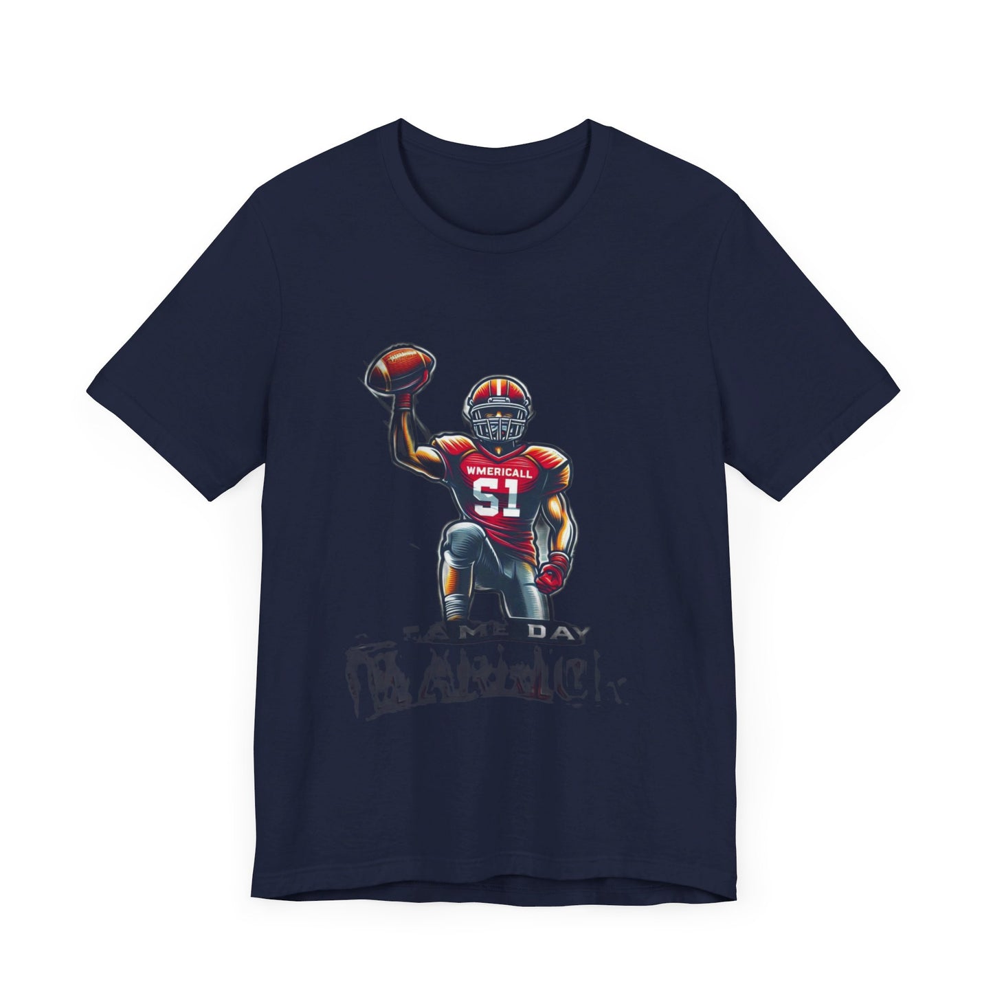 Unisex Football Player T-Shirt - Unleash the Champion | American Football Tee, Unisex Jersey Short Sleeve Tee