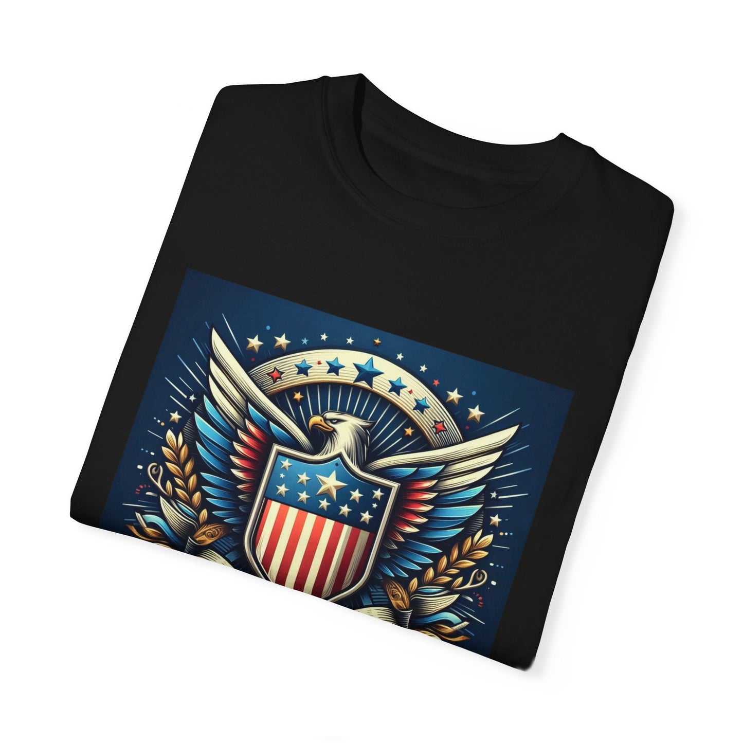 Embrace American Pride: Exclusive ‘Together, We Make America Great’ T-Shirt – Limited Stock!, Unisex Garment-Dyed T-shirt