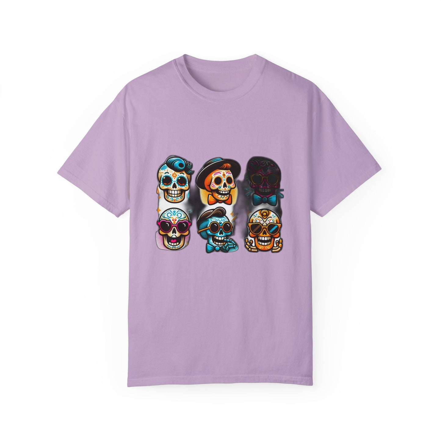 "Dark Glamour Skull Tee: Elevate Your Style with Bold Elegance", Unisex Garment-Dyed T-shirt