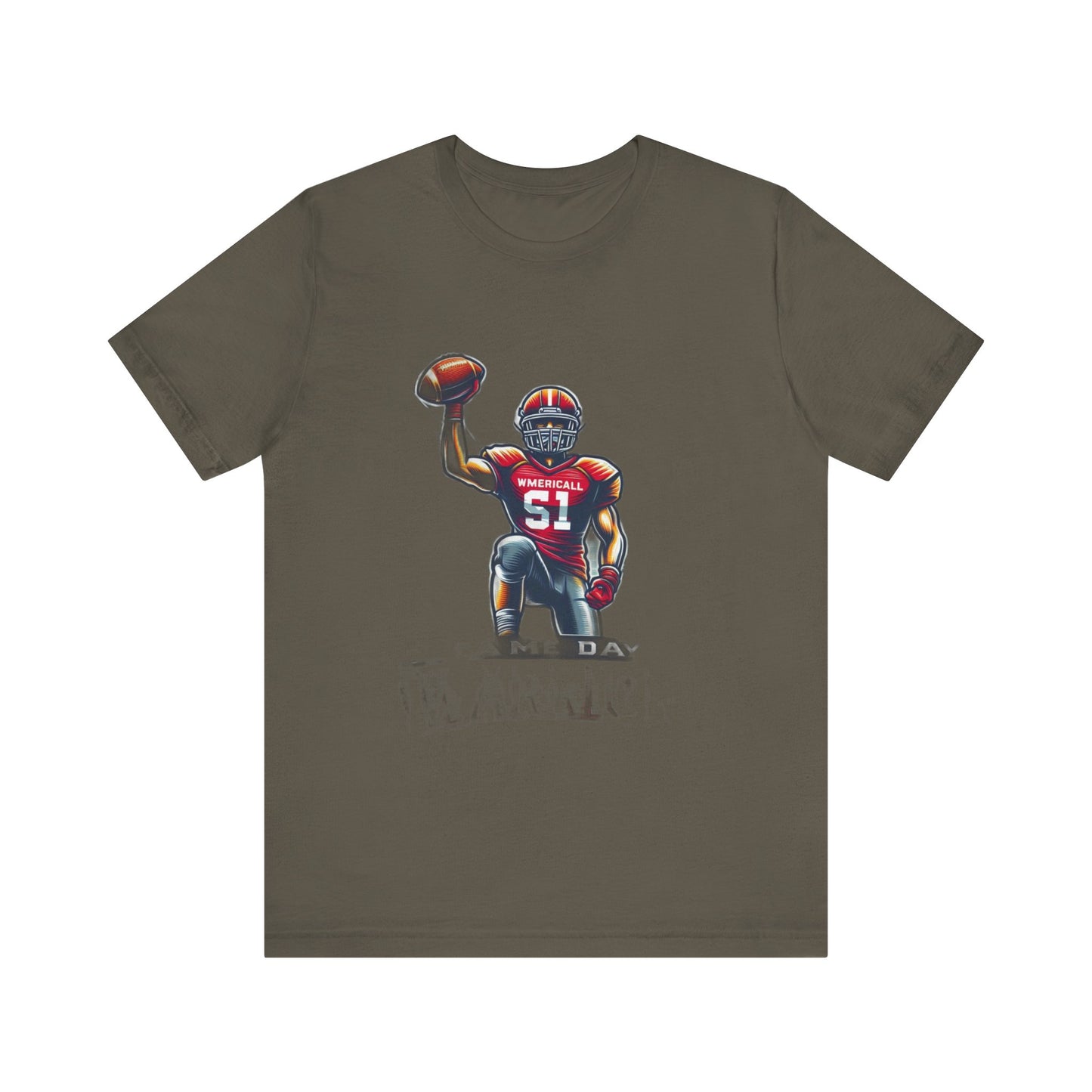 Unisex Football Player T-Shirt - Unleash the Champion | American Football Tee, Unisex Jersey Short Sleeve Tee