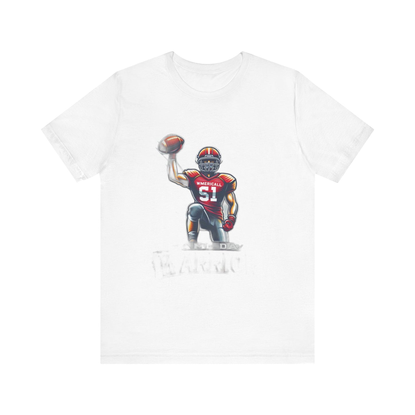 Unisex Football Player T-Shirt - Unleash the Champion | American Football Tee, Unisex Jersey Short Sleeve Tee