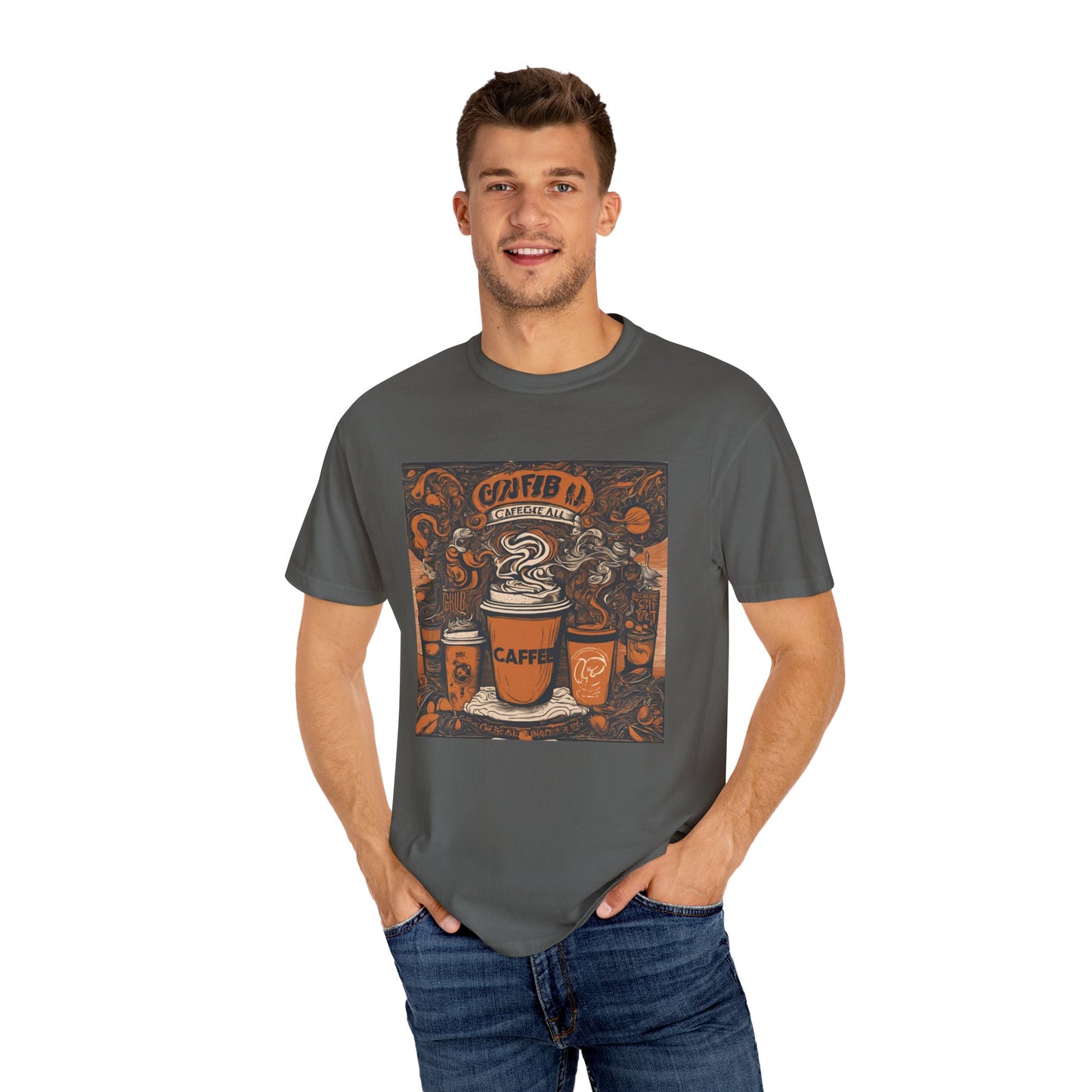 Ultimate Coffee Lover’s Tee: Savor, Rest, Sip, and Repeat in Comfor, Unisex Garment-Dyed T-shirt