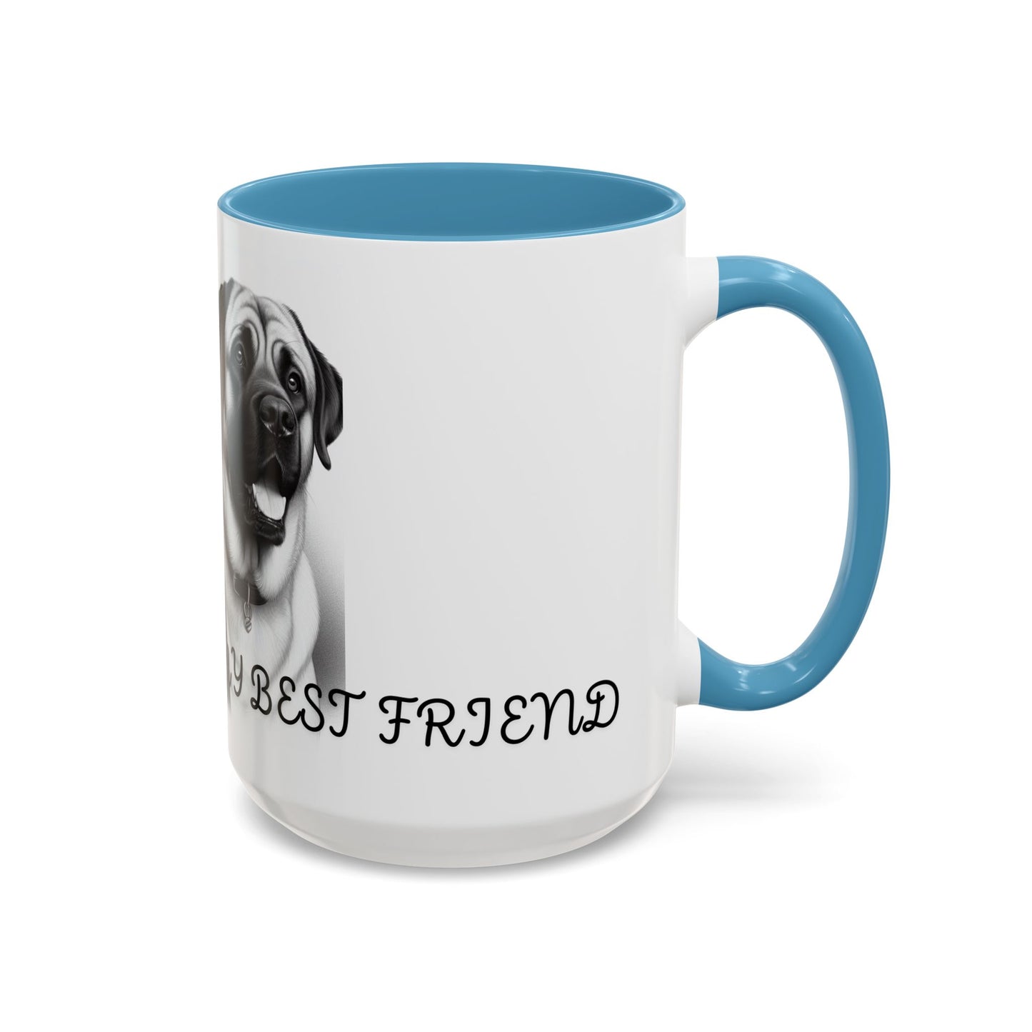 "Best Friend Mug: Celebrate Your Furry Companion with Every Sip!", Accent Coffee Mug (11, 15oz)