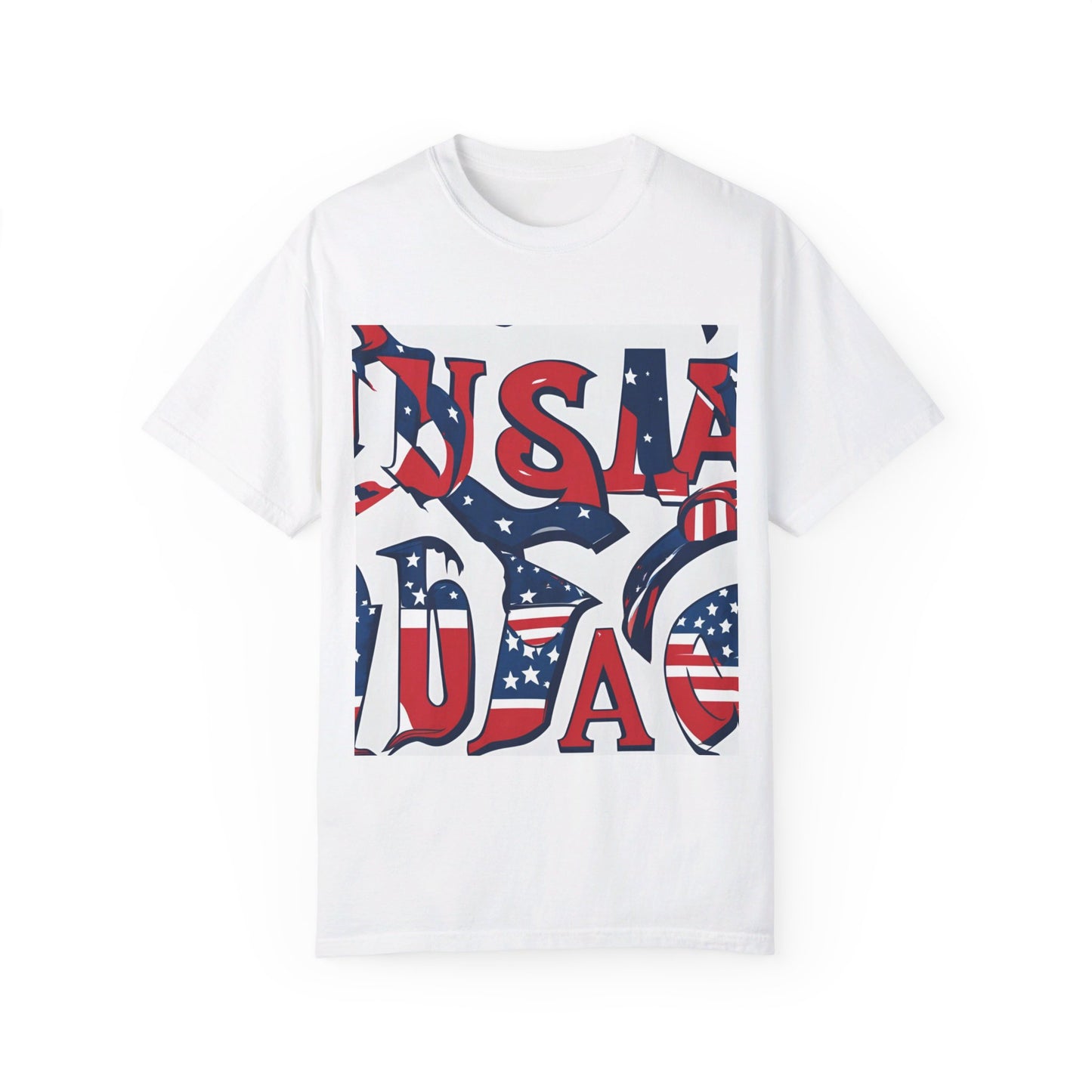 USA Patriot T-Shirt: Bold American Pride, Red White & Blue Tee, Comfortable Cotton, Perfect for Independence Day & Veterans Day