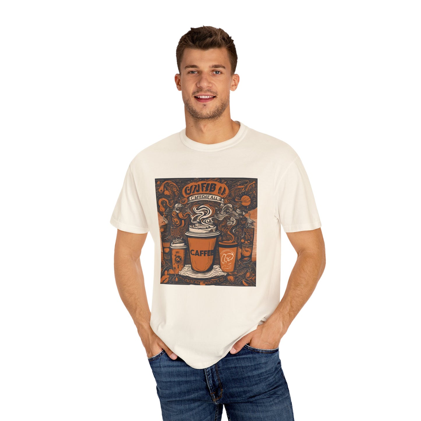 Ultimate Coffee Lover’s Tee: Savor, Rest, Sip, and Repeat in Comfor, Unisex Garment-Dyed T-shirt