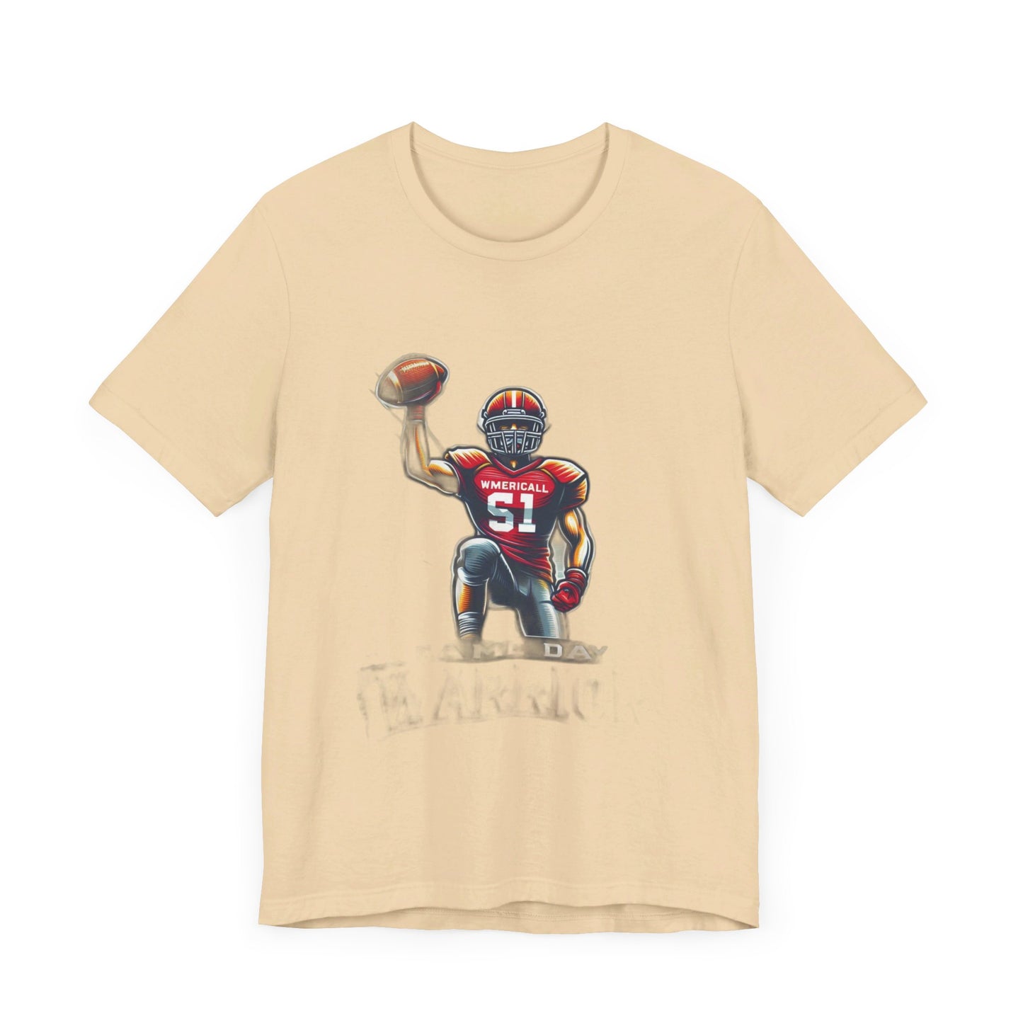 Unisex Football Player T-Shirt - Unleash the Champion | American Football Tee, Unisex Jersey Short Sleeve Tee