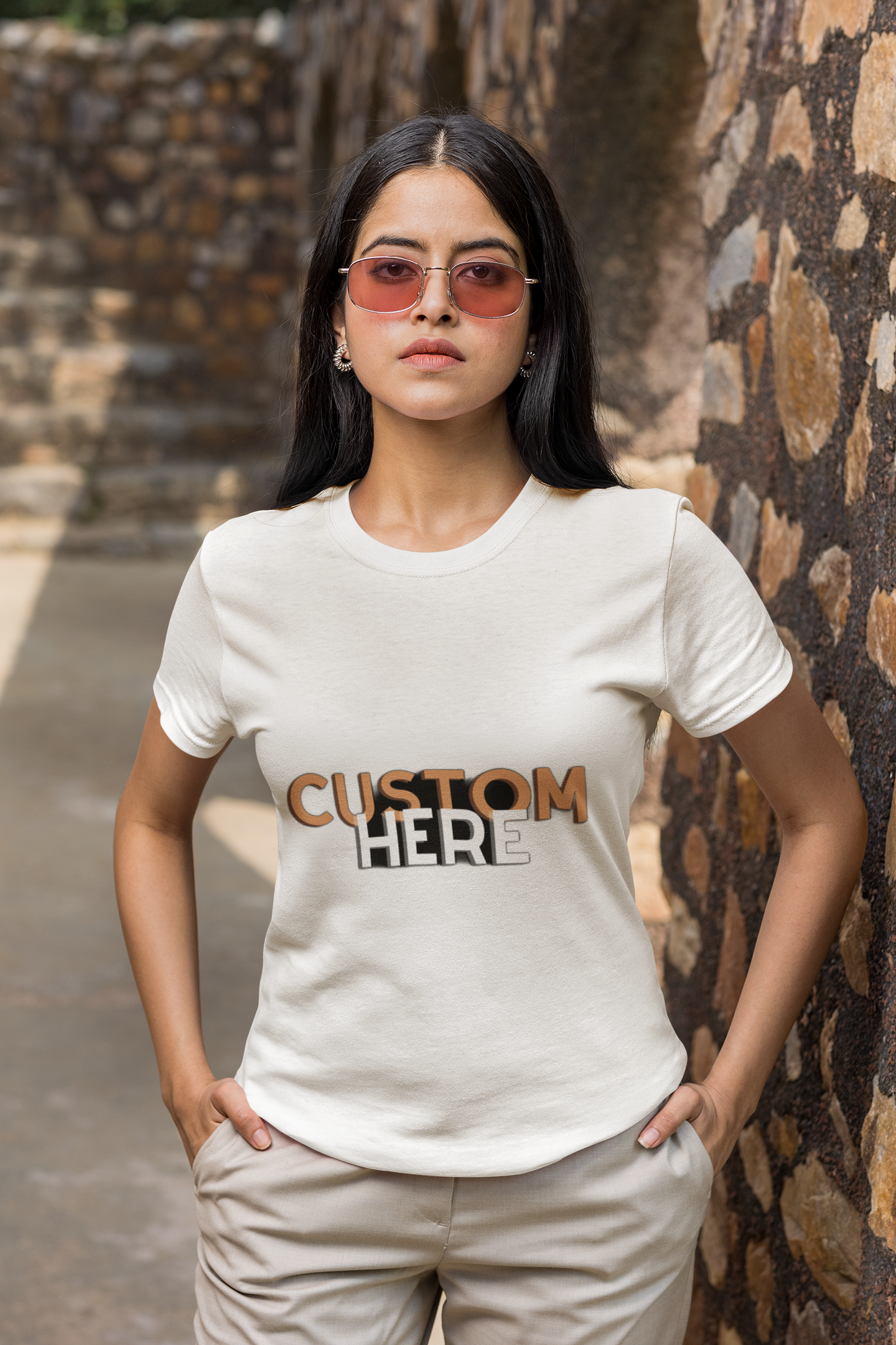 "Express Your Unique Style with the Customizable 'Custom Here' Unisex T-Shirt – Comfort and Personality in One!", Unisex Garment-Dyed T-shirt