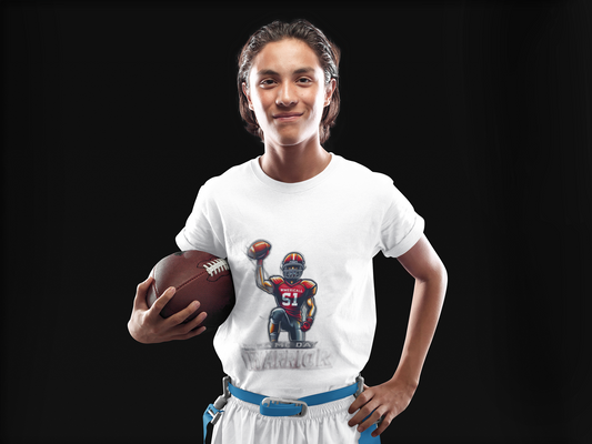 Unisex Football Player T-Shirt - Unleash the Champion | American Football Tee, Unisex Jersey Short Sleeve Tee