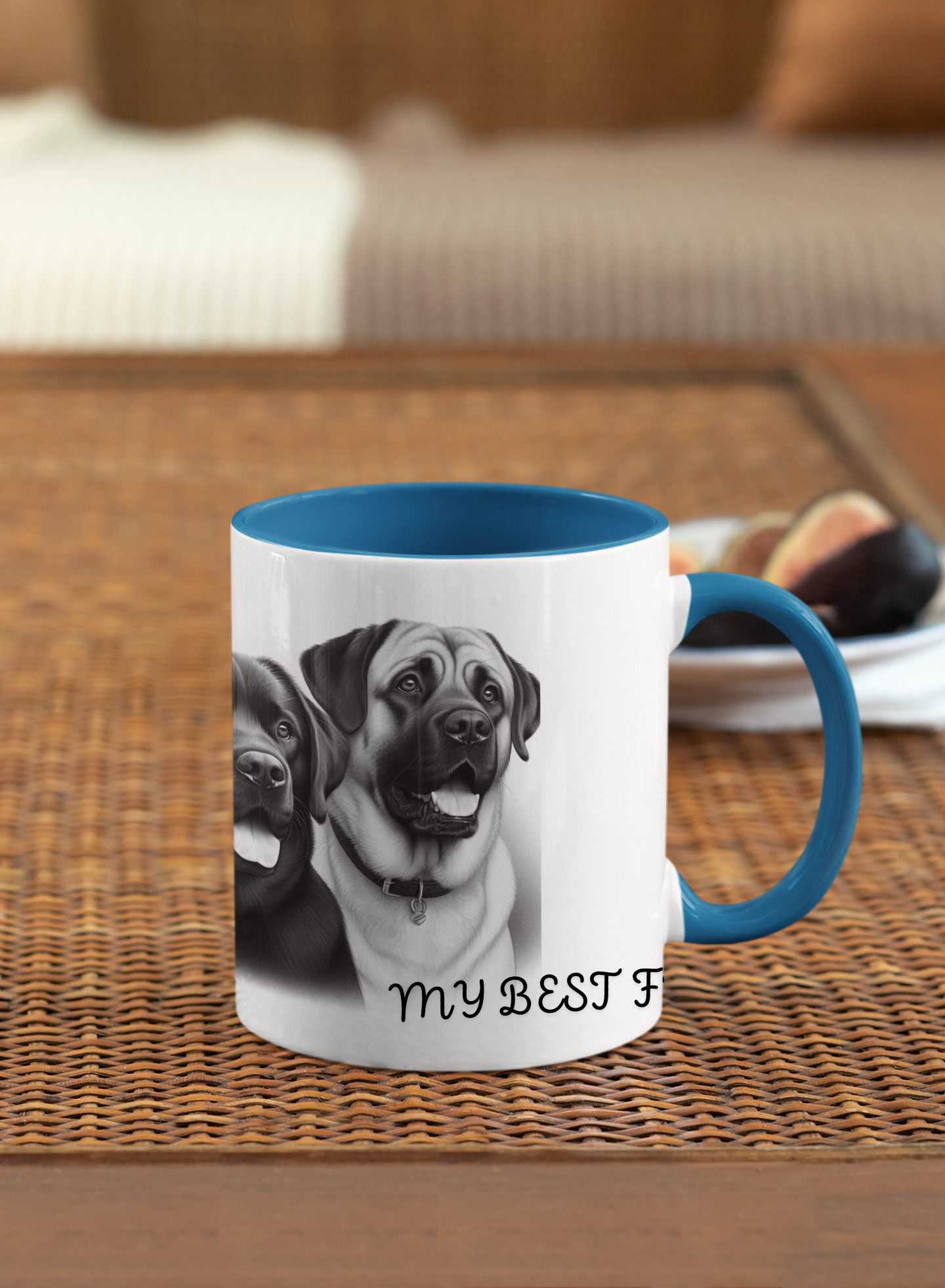 "Best Friend Mug: Celebrate Your Furry Companion with Every Sip!", Accent Coffee Mug (11, 15oz)