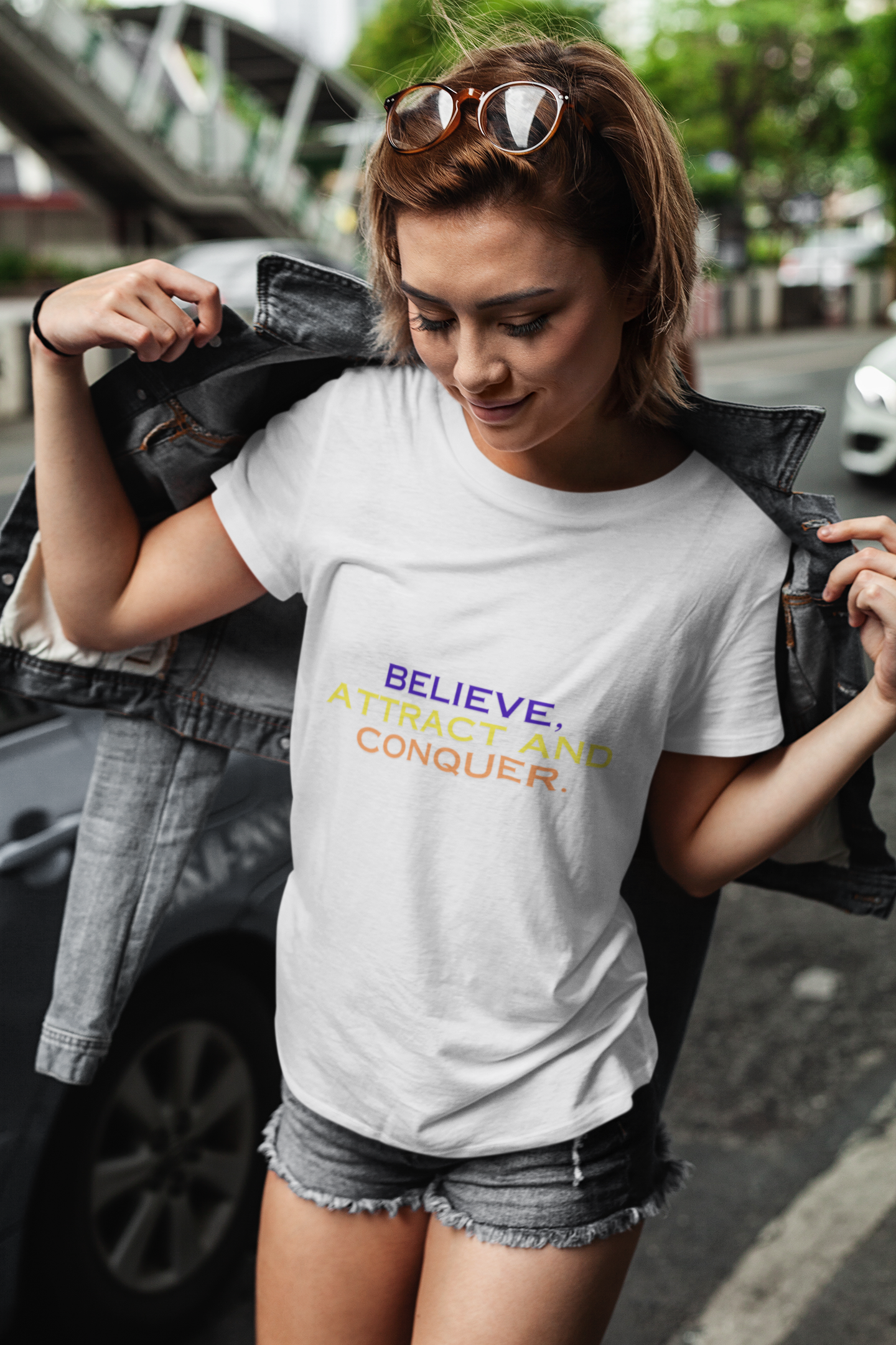 Empower Your Journey: Unisex Tee to Believe, Attract, and Conquer, Unisex Softstyle T-Shirt