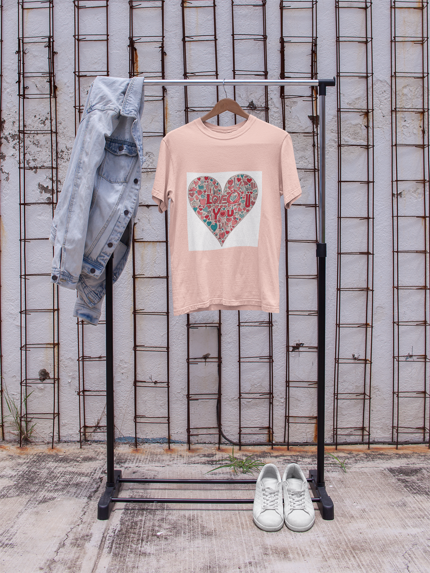 Love Tee: Premium Cotton Comfort with Heartfelt 'I Love You' Design, Unisex Heavy Cotton Tee